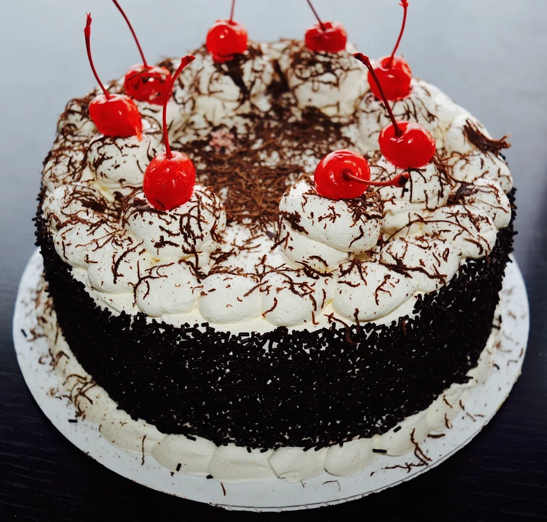Chocolate Cake with cherries